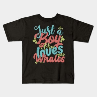 Just A Boy Who Loves Whales Gift product Kids T-Shirt